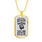 God Has Plan For You Necklace Stainless Steel or 18k Gold Dog Tag 24" Chain-Express Your Love Gifts