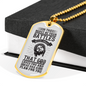 God Has Plan For You Necklace Stainless Steel or 18k Gold Dog Tag 24" Chain-Express Your Love Gifts