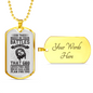 God Has Plan For You Necklace Stainless Steel or 18k Gold Dog Tag 24" Chain-Express Your Love Gifts
