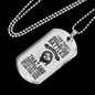 God Has Plan For You Necklace Stainless Steel or 18k Gold Dog Tag 24" Chain-Express Your Love Gifts