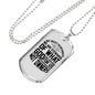 God Has Provided Necklace Stainless Steel or 18k Gold Dog Tag 24" Chain-Express Your Love Gifts