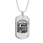 God Has Provided Necklace Stainless Steel or 18k Gold Dog Tag 24" Chain-Express Your Love Gifts