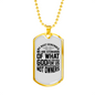 God Has Provided Necklace Stainless Steel or 18k Gold Dog Tag 24" Chain-Express Your Love Gifts
