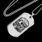 God Has Provided Necklace Stainless Steel or 18k Gold Dog Tag 24" Chain-Express Your Love Gifts