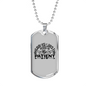 God Is Just Necklace Stainless Steel or 18k Gold Dog Tag 24" Chain-Express Your Love Gifts