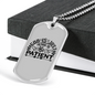 God Is Just Necklace Stainless Steel or 18k Gold Dog Tag 24" Chain-Express Your Love Gifts