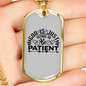 God Is Just Necklace Stainless Steel or 18k Gold Dog Tag 24" Chain-Express Your Love Gifts