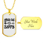 God is Love Arrow Heart Necklace Stainless Steel or 18k Gold Dog Tag 24" Chain-Express Your Love Gifts