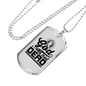 God Is Not Dead Necklace Stainless Steel or 18k Gold Dog Tag 24" Chain-Express Your Love Gifts