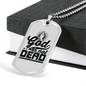 God Is Not Dead Necklace Stainless Steel or 18k Gold Dog Tag 24" Chain-Express Your Love Gifts
