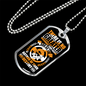 God Is The Author Necklace Stainless Steel or 18k Gold Dog Tag 24" Chain-Express Your Love Gifts