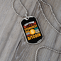 God Made Bitcoin Crypto Necklace Stainless Steel or 18k Gold Dog Tag 24" Chain-Express Your Love Gifts