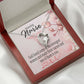 God Made Nurses Healthcare Medical Worker Nurse Appreciation Gift Forever Necklace w Message Card-Express Your Love Gifts