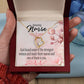 God Made Nurses Healthcare Medical Worker Nurse Appreciation Gift Forever Necklace w Message Card-Express Your Love Gifts