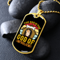 God of Frolic Dog House Necklace Stainless Steel or 18k Gold Dog Tag 24" Chain-Express Your Love Gifts