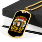 God of Frolic Dog House Necklace Stainless Steel or 18k Gold Dog Tag 24" Chain-Express Your Love Gifts