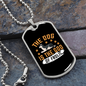 God of Frolic Necklace Stainless Steel or 18k Gold Dog Tag 24" Chain-Express Your Love Gifts