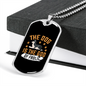 God of Frolic Necklace Stainless Steel or 18k Gold Dog Tag 24" Chain-Express Your Love Gifts