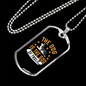 God of Frolic Necklace Stainless Steel or 18k Gold Dog Tag 24" Chain-Express Your Love Gifts