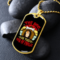 God of Frolic Red Dog House Necklace Stainless Steel or 18k Gold Dog Tag 24" Chain-Express Your Love Gifts