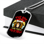 God of Frolic Red Dog House Necklace Stainless Steel or 18k Gold Dog Tag 24" Chain-Express Your Love Gifts