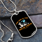 God of Frolic Siberian Necklace Stainless Steel or 18k Gold Dog Tag 24" Chain-Express Your Love Gifts