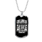 God Of Jacob Necklace Stainless Steel or 18k Gold Dog Tag 24" Chain-Express Your Love Gifts