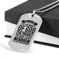 God Past Present Future Necklace Stainless Steel or 18k Gold Dog Tag 24" Chain-Express Your Love Gifts