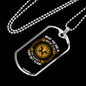 God's Gift To You Necklace Stainless Steel or 18k Gold Dog Tag 24" Chain-Express Your Love Gifts