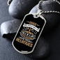 God's Way Necklace Stainless Steel or 18k Gold Dog Tag 24" Chain-Express Your Love Gifts