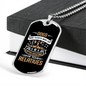 God's Way Necklace Stainless Steel or 18k Gold Dog Tag 24" Chain-Express Your Love Gifts