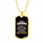 God's Way Necklace Stainless Steel or 18k Gold Dog Tag 24" Chain-Express Your Love Gifts