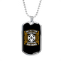 God'S Will We Choose Necklace Stainless Steel or 18k Gold Dog Tag 24" Chain-Express Your Love Gifts