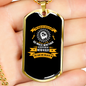 God We Believe In Necklace Stainless Steel or 18k Gold Dog Tag 24" Chain-Express Your Love Gifts