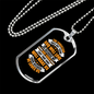 God Will Love Us Necklace Stainless Steel or 18k Gold Dog Tag 24" Chain-Express Your Love Gifts