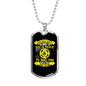 God Will Meet Necklace Stainless Steel or 18k Gold Dog Tag 24" Chain-Express Your Love Gifts