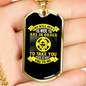 God Will Meet Necklace Stainless Steel or 18k Gold Dog Tag 24" Chain-Express Your Love Gifts