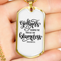 Godliness Guards The Blameless Proverbs 13:6 Necklace Stainless Steel or 18k Gold Dog Tag 24" Chain-Express Your Love Gifts