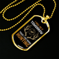 Going Hunting Today Necklace Stainless Steel or 18k Gold Dog Tag 24" Chain-Express Your Love Gifts