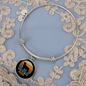 Golden Retriever Mom Bracelet Stainless Steel or 18k Gold Circle Bangle-Express Your Love Gifts