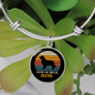 Golden Retriever Mom Bracelet Stainless Steel or 18k Gold Circle Bangle-Express Your Love Gifts