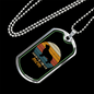 Golden Retriever Mom Necklace Stainless Steel or 18k Gold Dog Tag 24" Chain-Express Your Love Gifts