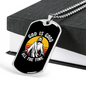 Good All The Time Necklace Stainless Steel or 18k Gold Dog Tag 24" Chain-Express Your Love Gifts