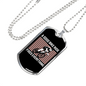 Good Bike Ride Cycling Necklace Stainless Steel or 18k Gold Dog Tag 24"-Express Your Love Gifts