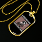 Good Bike Ride Cycling Necklace Stainless Steel or 18k Gold Dog Tag 24"-Express Your Love Gifts