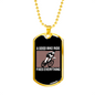 Good Bike Ride Cycling Necklace Stainless Steel or 18k Gold Dog Tag 24"-Express Your Love Gifts