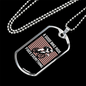 Good Bike Ride Cycling Necklace Stainless Steel or 18k Gold Dog Tag 24"-Express Your Love Gifts