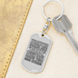 Good Citizens Keychain Stainless Steel or 18k Gold Dog Tag Keyring-Express Your Love Gifts