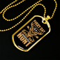 Good Day To Hunt Necklace Stainless Steel or 18k Gold Dog Tag 24" Chain-Express Your Love Gifts