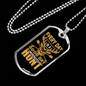 Good Day To Hunt Necklace Stainless Steel or 18k Gold Dog Tag 24" Chain-Express Your Love Gifts